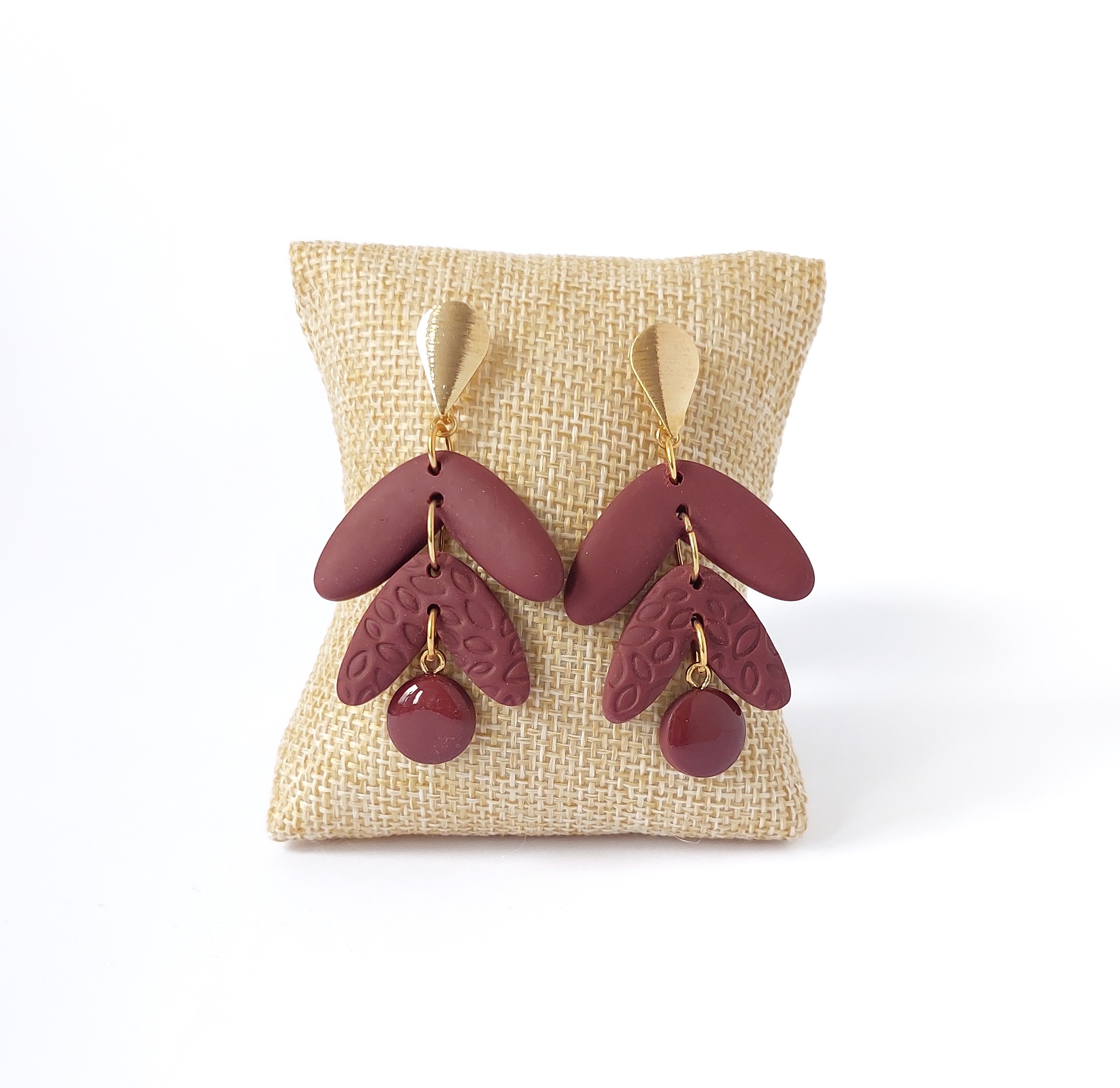 Aretes largos elegantes